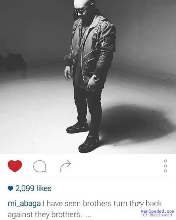 Did M.I Abaga Shades P-Square? [See This..]